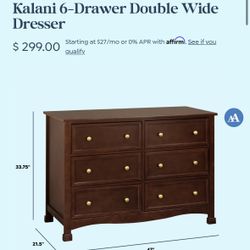 6 Drawer Dresser 