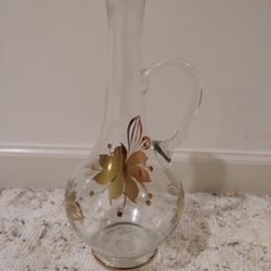 Antique/vintage Glass Pitcher Vase