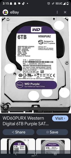 *** TWO 6 TB HARD DRIVES