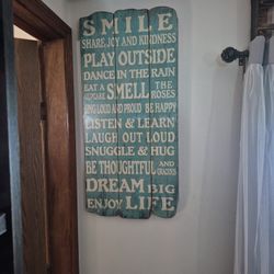 Positive Wooden Picture 
