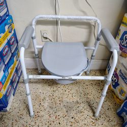 Portable Bedside Commode Chair (Medline Guardian)