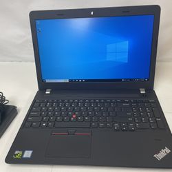 Lenovo E570 i7-75002.70Ghz 320Ssd 16Gb win10 w charger