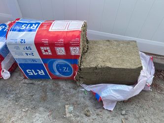 R15 RockWool Insulation 2x4 16" mineral wool