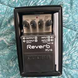 Boss RV-6 Reverb Pedal