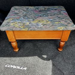 Vintage Floral Lift Stop Storage 