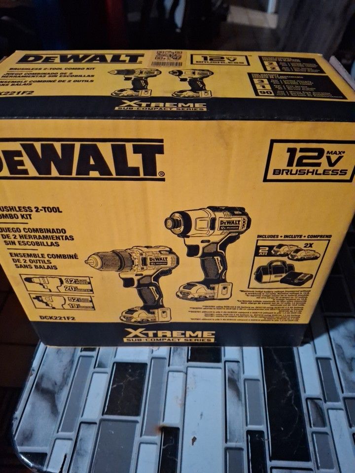 2 12 Volt Drills, Battery and Charger