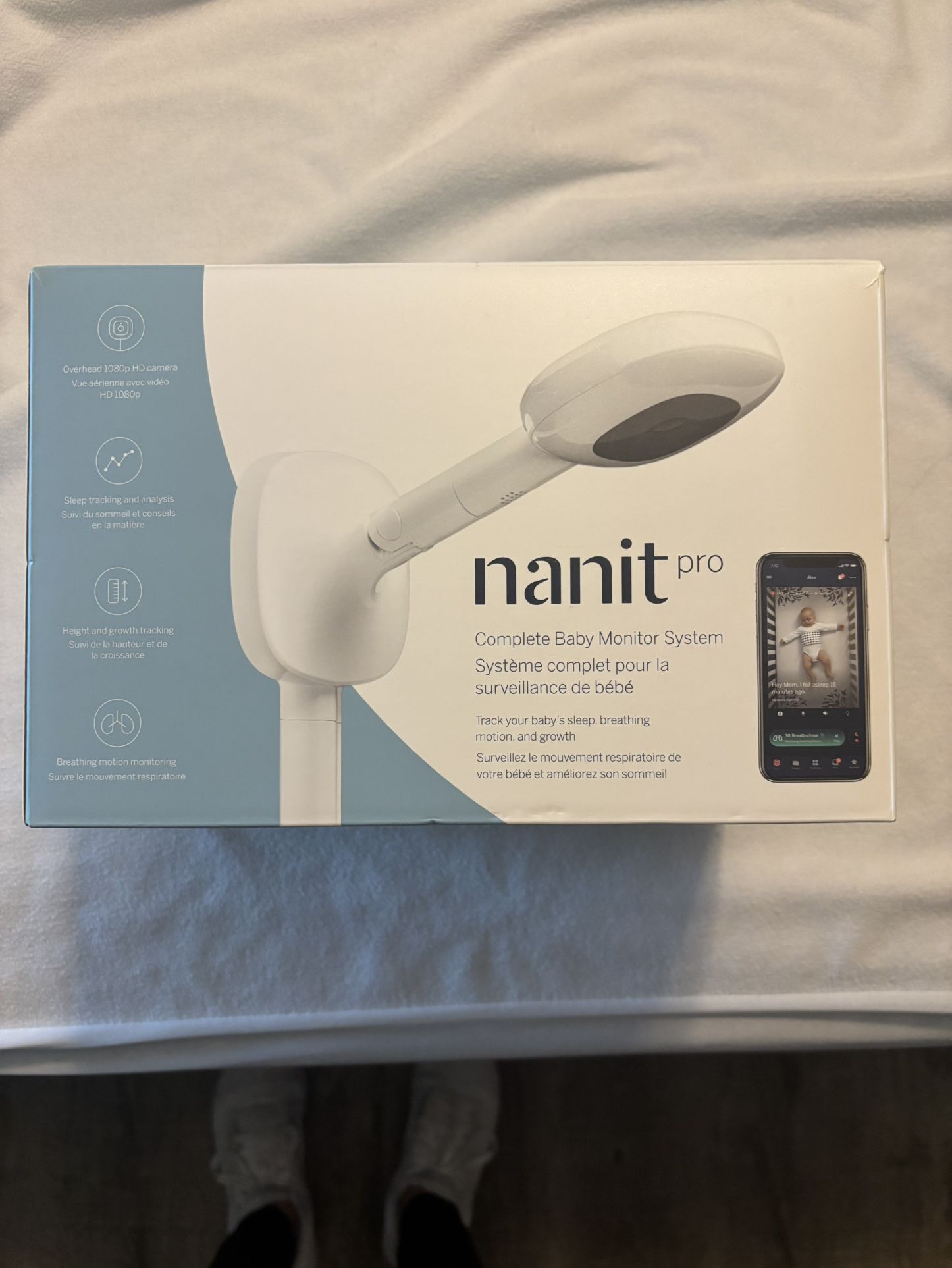 Nanit Pro Complete Baby Monitor System With Wall Mount 