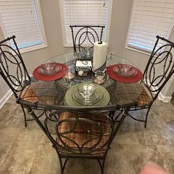 Kitchen Glass Table Set