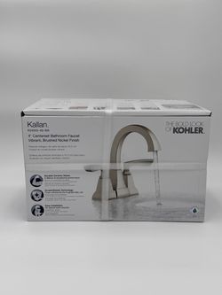 New Kallan 4” Centerset Bathroom Faucet R24055-4D-BN