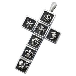 Chrome Hearts Multi-Frame Cross Pendant