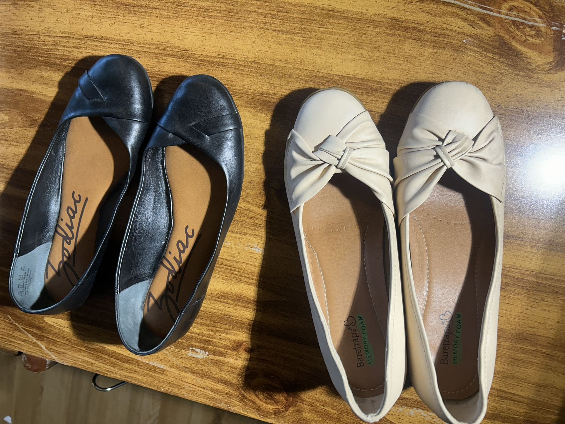 two Pair Women Brand New Practically Shoes 8.5 Size I Need Gone Today Price To Sell