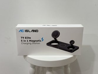 New - 5 in 1 Qi2.2 Wireless Charger for MagSafe, 25W Foldable Magnetic Stand, Travel Charging Station