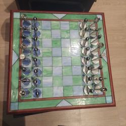  ♟️Stained Glass Chess Set