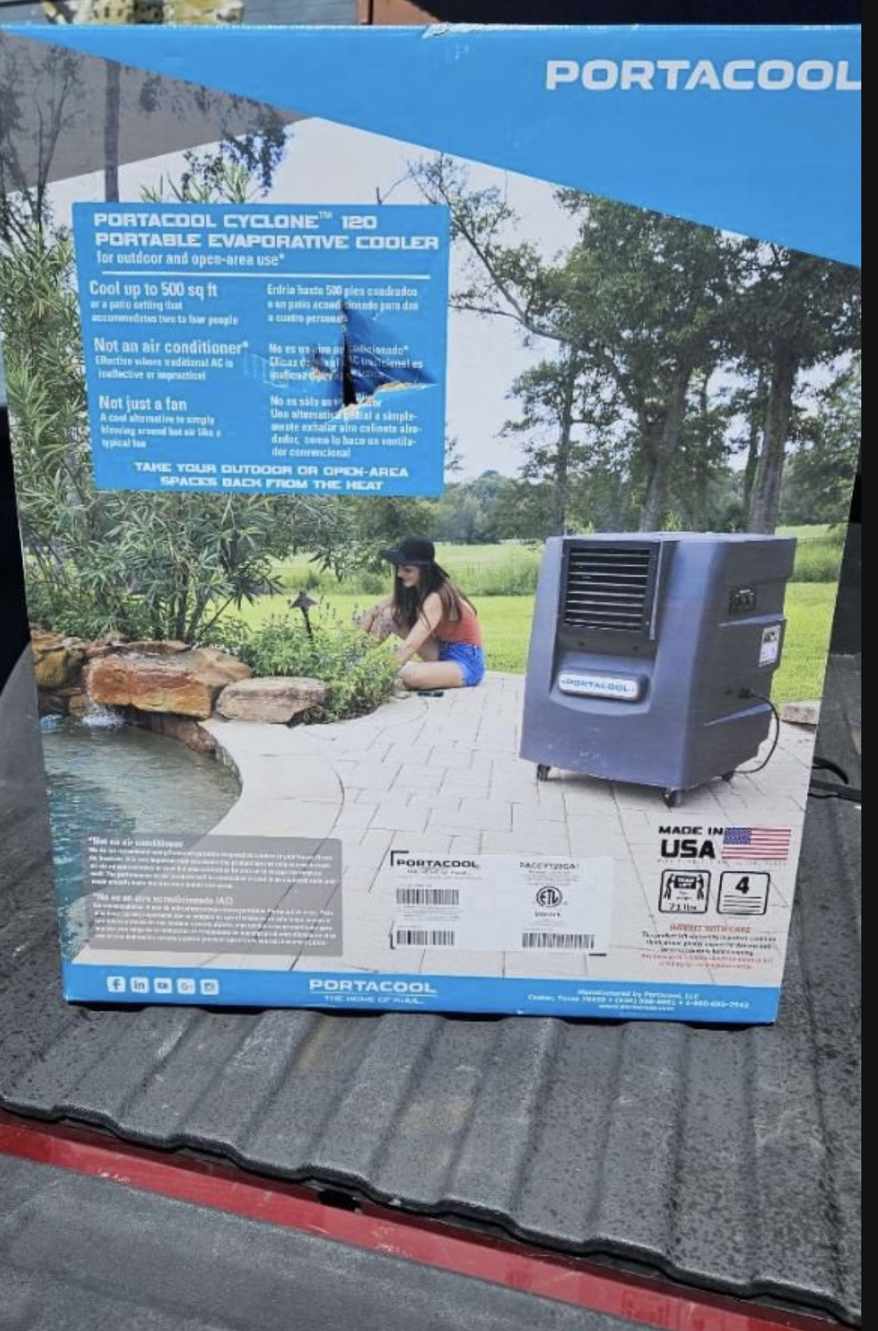 PORTACOOL CYCLONE 120 PORTABLE EVAPORATIVE COOLER