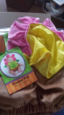 New Flower pot plush costume 9/18m