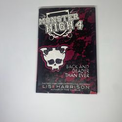 Monster High 4: Back and Deader Than Ever (Hardcover) – Lisi Harrison