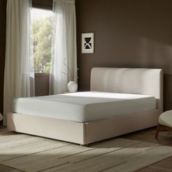Queen Bed Frame With Storage - Dune