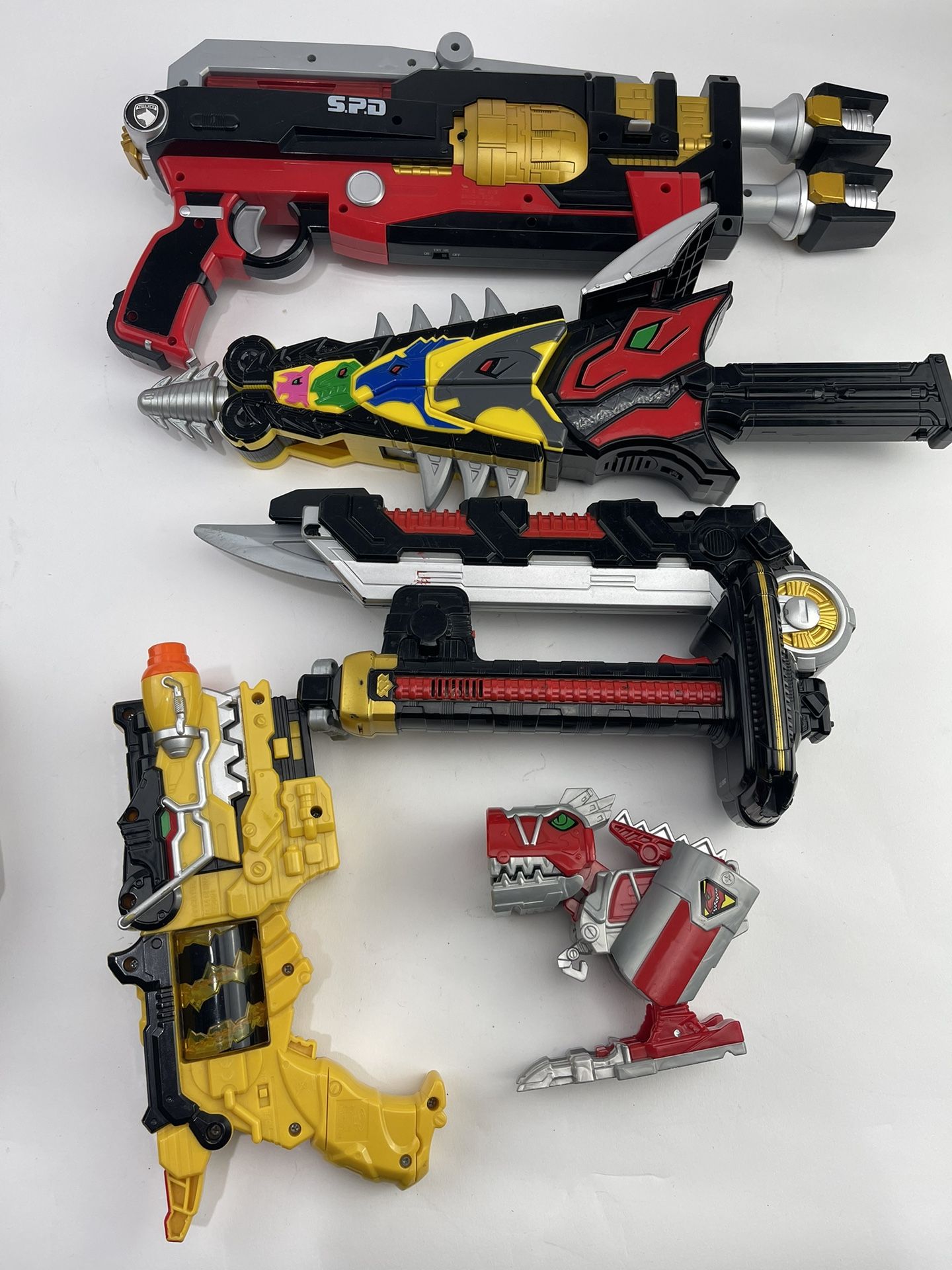 Power Rangers Weapons Swords Lot