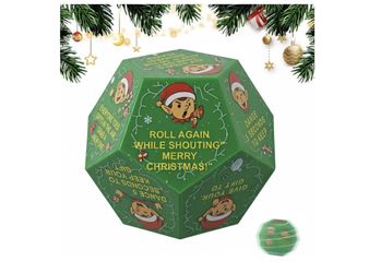 Santa Swap Gift Exchange Dice,3*3in Exchange Gifts Family Game,Christmas Hilarious Stocking Stuffers Gift Exchange Dice Games for Boys and Girls,Gifts