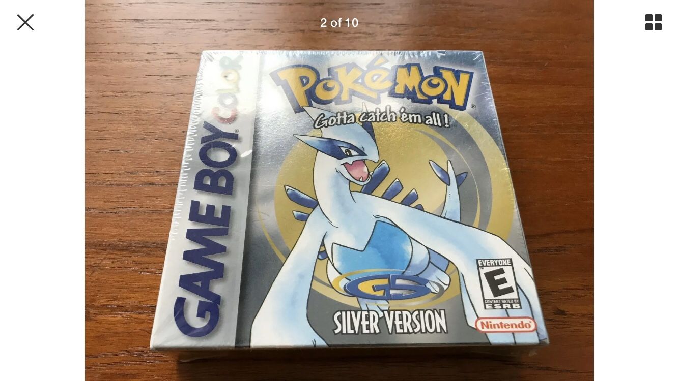 Pokemon silver sealed