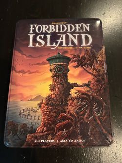 Forbidden Island game in metal tin - never used