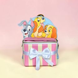 Loungefly Disney Lady and the Tramp Exclusive Puppies Pop-Up Mini Backpack NWT