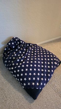 Kids bean bag navy blue