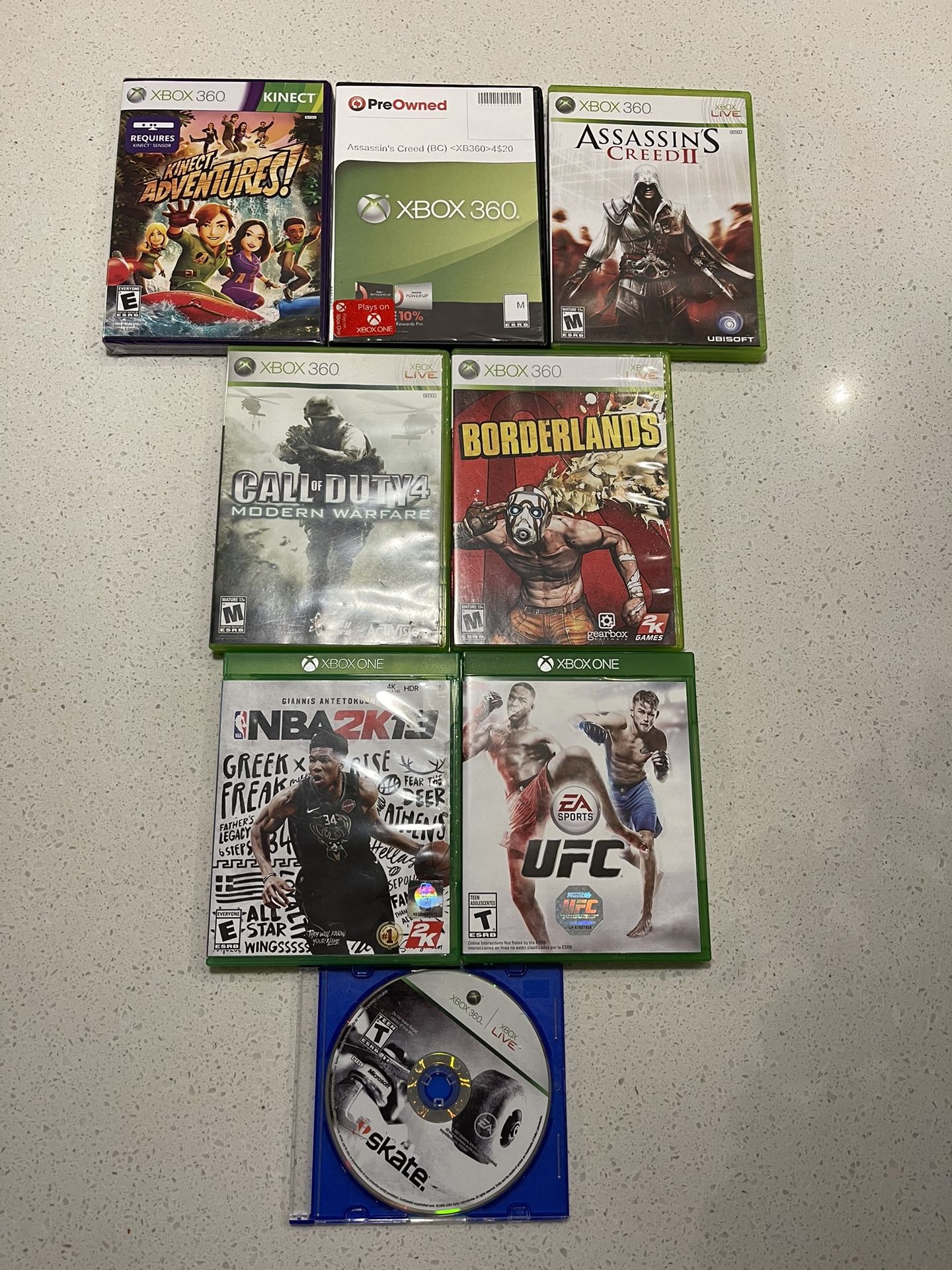 Xbox Game Bundle 360 And One