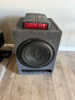 Subwoofer in Ported Box with Pioneer Amp