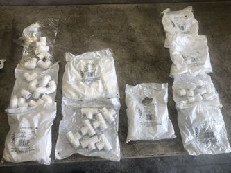 PVC Schl 40 Slip to Slip 1/2” Fittings 