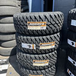 Set 35X12.50R17 Arroyo Mud Terrain Mounted And Balanced For Free Montadas Y Balanciadas Gratis