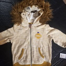 Toddler Fleece Jacket With Hood