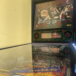 Guns and Roses Antique Pinball Machine
