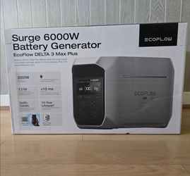 Ecoflow Delta 3 Max Plus Battery Generator