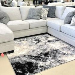 Dellara Chalk Sectional Oversized Ashley Brand New Couch 