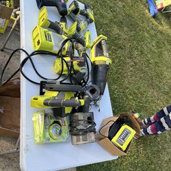 Assorted Ryobi Tools