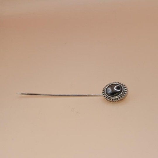 Sarah CoventryOnyx Stick pin, no bottom