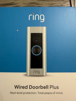 Ring Wired Doorbell Plus
