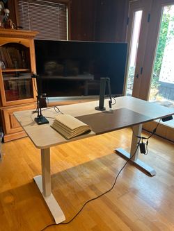 L-Shaped Electric Standing Desk