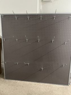 Peg Boards With Hooks