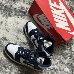 Nike Dunk High GS DB2179-104 Midnight Navy Authenticated Sneakers 10M 11.5W