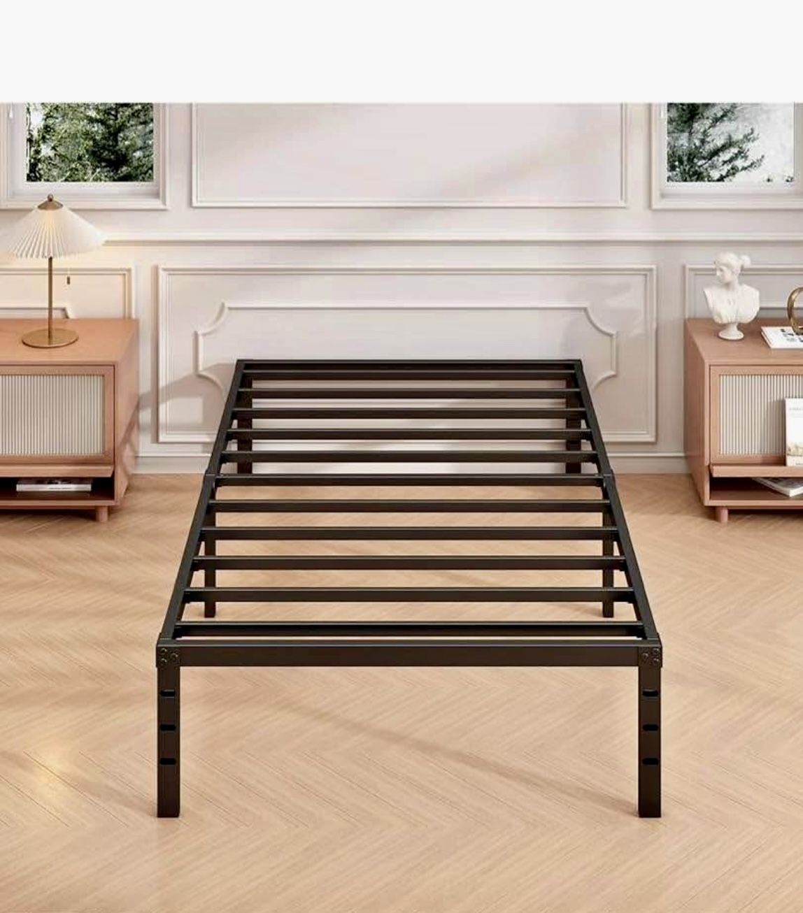 TWIN SIZE METAL BED FRAME