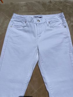 Just Black white skinny women’s jeans size 25