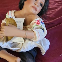 Native American Porcelain Girl 