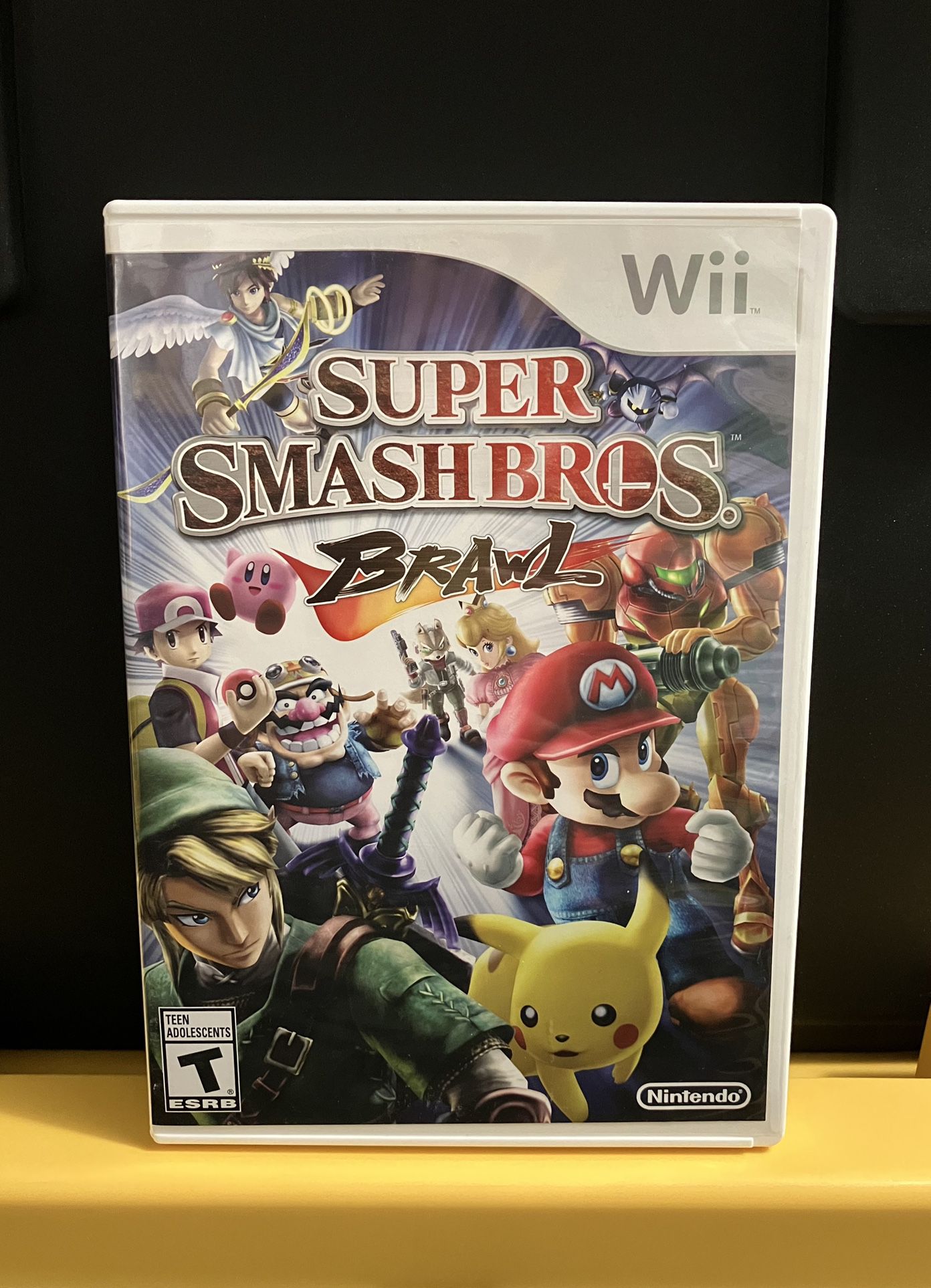 Super Smash Bros Brawl for Nintendo Wii video game console system Brothers Mario SSB