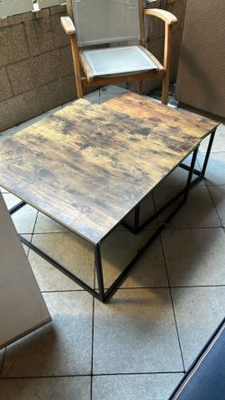 Outside coffee table