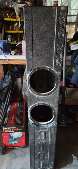 Rear under seat speaker box for 8 inch subs