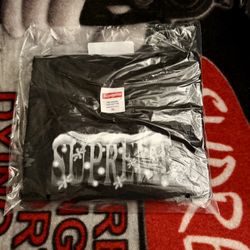 Supreme Flash Tee Size XL Black New 