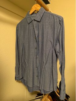 **MOVING SALE** Blue John Varvatos L Slim Button-Up Shirt