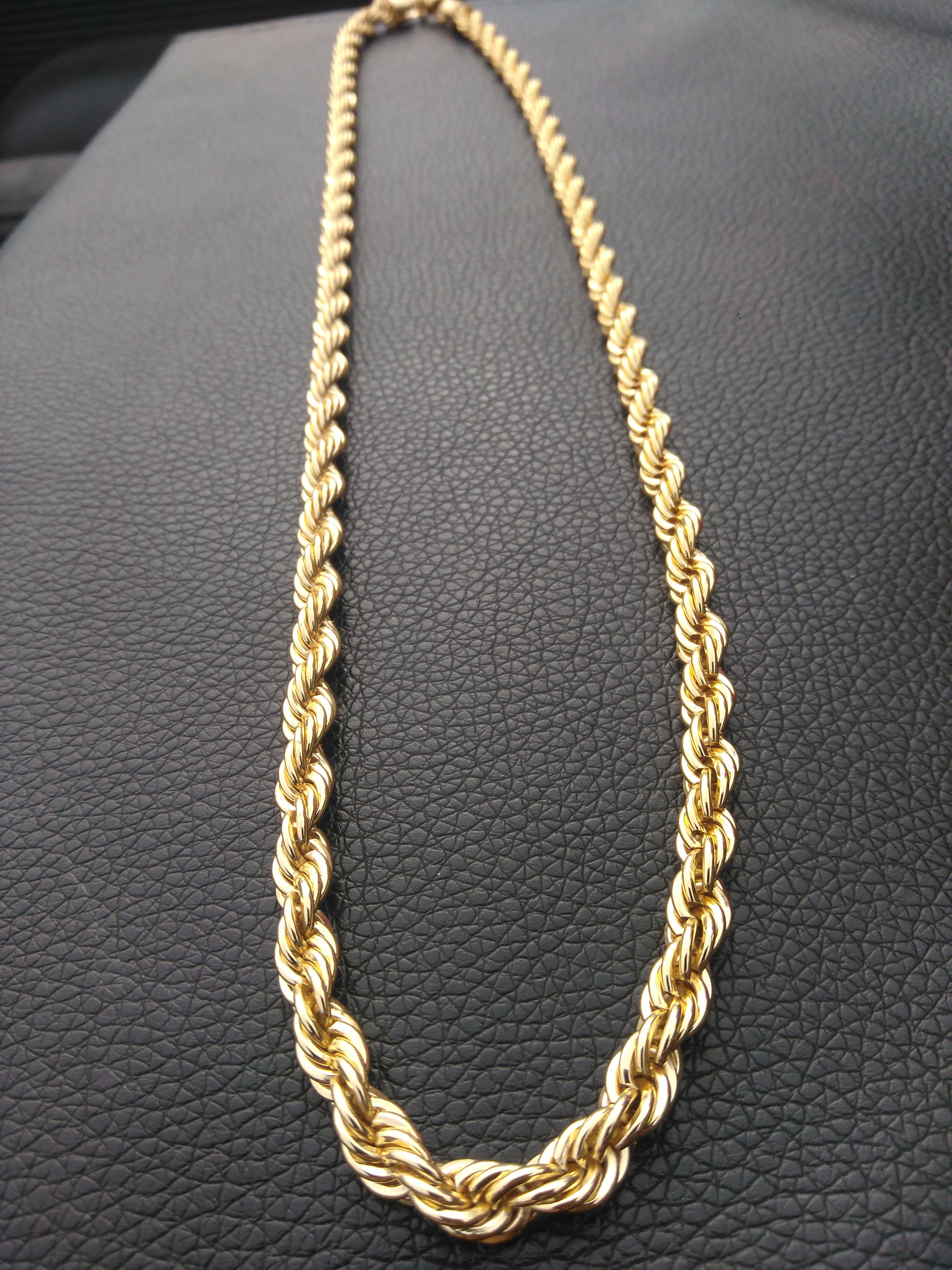 Gold filled Rope chain